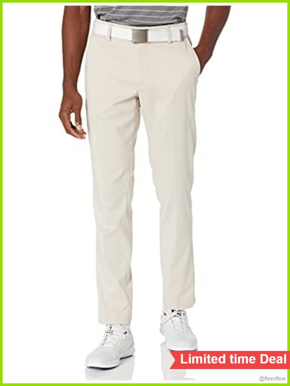 Men's Slim-Fit Stretch Golf Pants Performance Lightweight